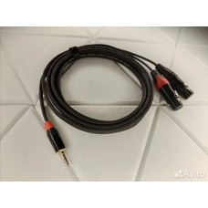 085-MGY-MS  Jack 3,5 стерео  <=> 2 XLR гнездо  Mr. Cable Gemini MS  